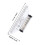 Portable Plastic Measuring Ruler White for Precise Drawing Tasks 2