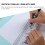 Portable Plastic Measuring Ruler White for Precise Drawing Tasks 4