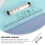 Portable Plastic Measuring Ruler White for Precise Drawing Tasks 6