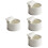 4Pièces Ramekins Céramique Four Usage Décor Cuisine Maison 5