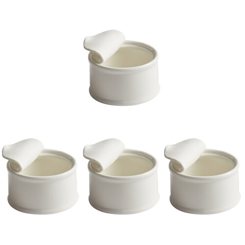4Pièces Ramekins Céramique Four Usage Décor Cuisine Maison