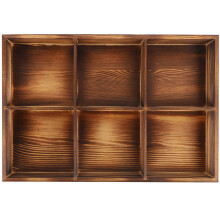3Pcs Wooden Tea Storage Organizer Box with Dividers for Tea Bags