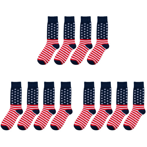6Paires Mode En Coton Usa Pour