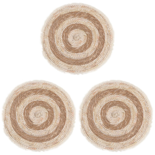 3Pcs Comfortable Assorted Color Puppy Mat Cat Placemat for Pet Use