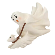 Halloween-harsen beeld van spookachtige wandelende- Romig wit