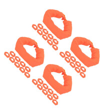 40Pcs Weatherproof Orange Traffic Cone Weight Bags for Road Safety