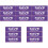 Adhesive Paper Vote Stickers Assorted Color Election Decor 2