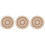 3Pcs Comfortable Assorted Color Puppy Mat Cat Placemat for Pet Use 3