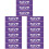 Adhesive Paper Vote Stickers Assorted Color Election Decor 5