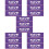Adhesive Paper Vote Stickers Assorted Color Election Decor 7