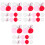 120Pcs Assorted Valentine Balloons Latex Romantic Wedding Decor 2