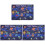 3Sets Multi-Color Felt Story Boards Solar System Learning Toy for Kids 1