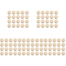 100Pcs Fashion Golden Metal Buttons Flat Alloy Coat Buttons for Crafts