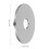 6Pièces Plaque Douche Argent Acier Inox Décorative Durable 2