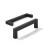 10 Pack Matte Black Cabinet Handles 96mm Hole Centers, Modern Square Drawer Pulls for Kitchen Cabinets 1