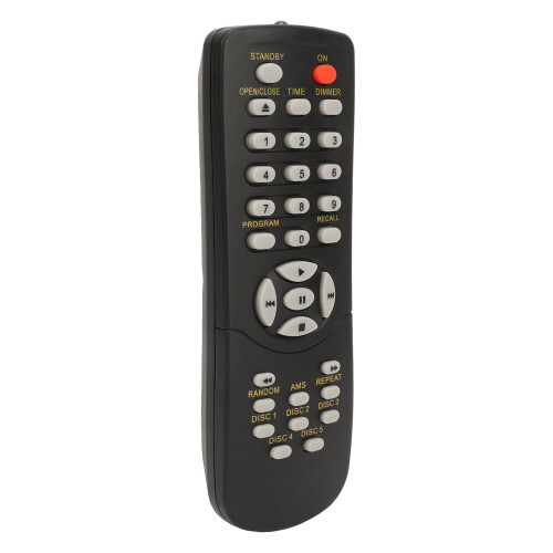Multi-Function Remote for 5-Disc CD Changer RC4001CC MB1397 Black Universal Fit