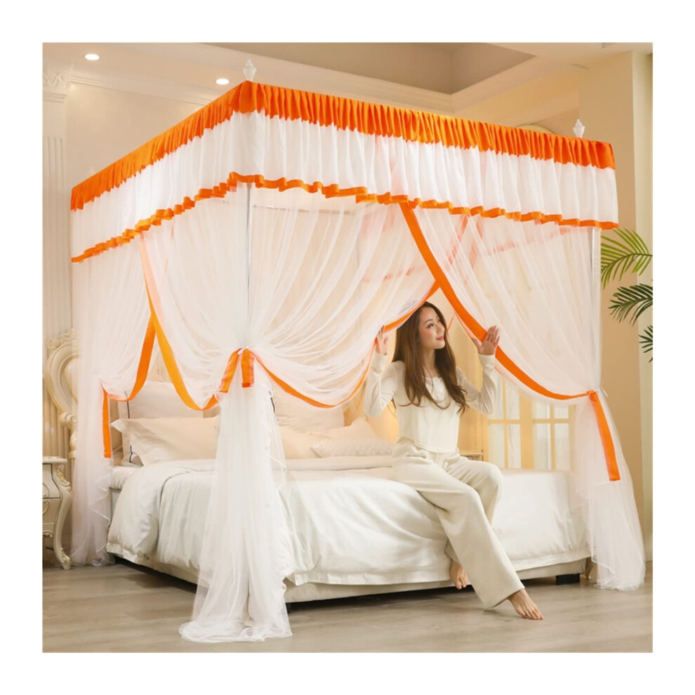 Bed Canopy Mosquito Net with LightBlocking Design, DustResistant Fabric and Stable Hanging System