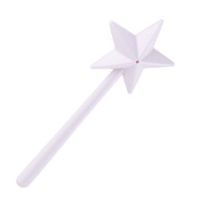 Salt and Pepper Shaker Wand, White Plastic 1oz