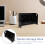 Black Acrylic Label Roll Dispenser Adjustable for Office Use 5