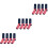 6Paires Mode En Coton Usa Pour 4