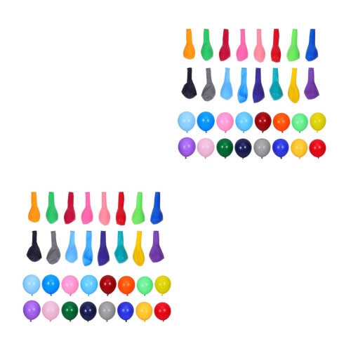 400Pcs Assorted Latex Balloons Colorful Party Decorations Kit 2