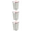 3Pcs Clear Plastic Vacuum Sealed Jars for Coffee Tea Sugar Storage 7