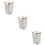 3Pcs Clear Plastic Vacuum Sealed Jars for Coffee Tea Sugar Storage 8