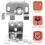 1Set Aluminum Curtain Side Mounting Bracket for Roller Shades 4