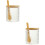 2Pcs Transparent Glass Spice Canisters with Spoon for Kitchen 5