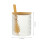 2Pcs Transparent Glass Spice Canisters with Spoon for Kitchen 7