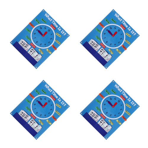 4Pcs Wall-Mounted Felt Board Preschool Cognitive Skills Learning Toy 2