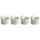 4Pcs White Oven Safe Ceramic Baking Bowls Mini Ramekin Set 3