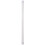 4Pcs Adjustable Telescopic Closet Rod White Plastic Punch-Free Design 7