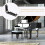 Accessorio Sicurezza Piano Nero in Metallo Con Gomma ABS 6