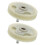 2Pcs Beige Plastic Air Pump Gear for DIY Air Compressor Replacement 10