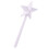 Salt and Pepper Shaker Wand, White Plastic 1oz 9