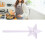 Salt and Pepper Shaker Wand, White Plastic 1oz 12