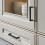 10 Pack Matte Black Cabinet Handles 96mm Hole Centers, Modern Square Drawer Pulls for Kitchen Cabinets 4