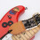 Black Lace Guitar Strap, Nylon, Adjustable Length 5