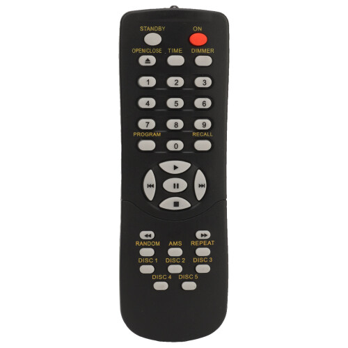 Multi-Function Remote for 5-Disc CD Changer RC4001CC MB1397 Black Universal Fit 1