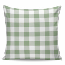 Sage Green Throw Pillow Cover 18x18 Soft Brushed Fabric with Hidden Zipper for Sofa Bed Decor