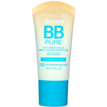Maybelline New York Dream Pure BB Cream 8-i-1 Hudrensande Perfector, Ljus/Mörk 1 oz (2-pack)