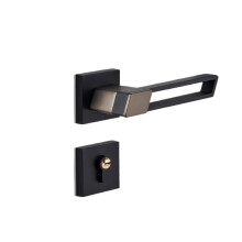 Black 72mm Gate Door Lock Silent Indoor Split Lock with Reliable Locking Performance