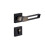 Black 72mm Gate Door Lock Silent Indoor Split Lock with Reliable Locking Performance 1