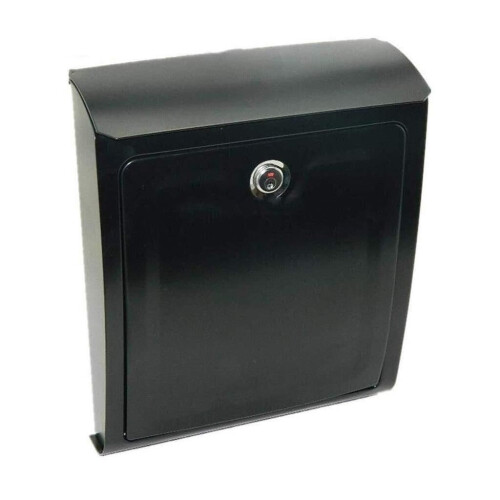 Outdoor Lockable Mailbox Waterproof Galvanized Steel Wall Mounted Post Box with Large Capacity and RustResistant Design