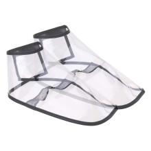 Disposable Waterproof Shoe Covers with Non Slip Sole for Hair Salon Barber Cleaning Dustproof Use