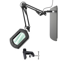 15-fache Vergrößerungslampe mit verstellbarem Arm und 5-B