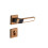 Black 72mm Gate Door Lock Silent Indoor Split Lock with Reliable Locking Performance 5