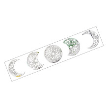 1Set Specchio Acrilico Adesivo Per Casa