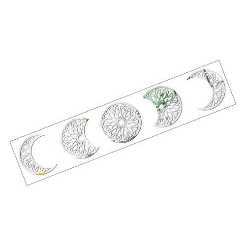 1Set Specchio Acrilico Adesivo Per Casa